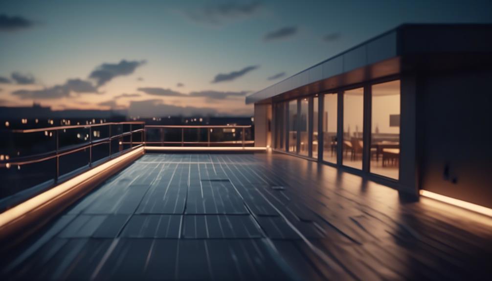advantages of flat roofs