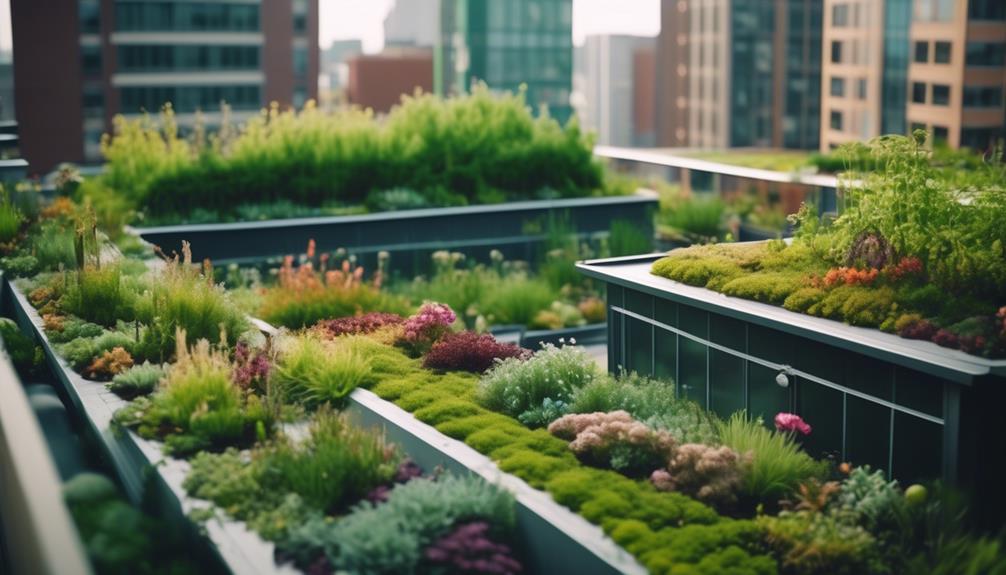 different types of green roofs