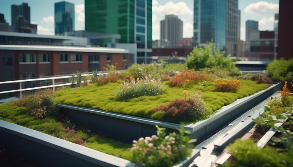 eco friendly rooftops with vegetation