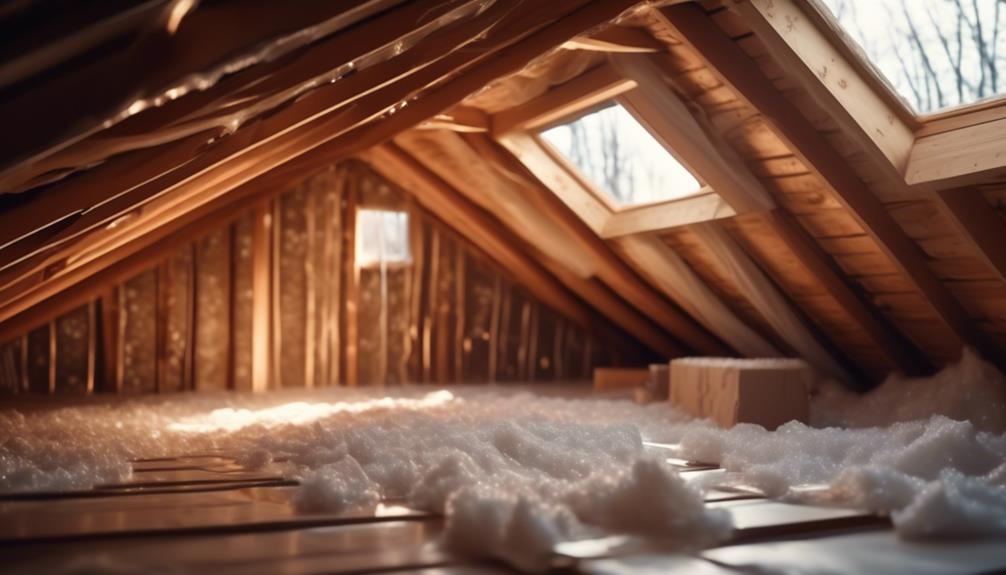 insulation installation for attic
