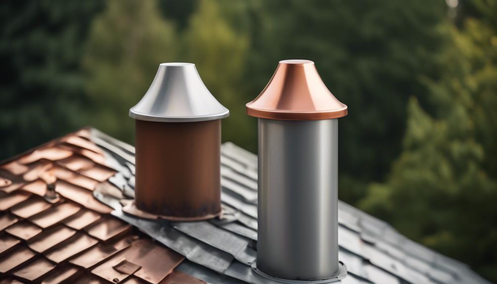 top materials for chimney caps