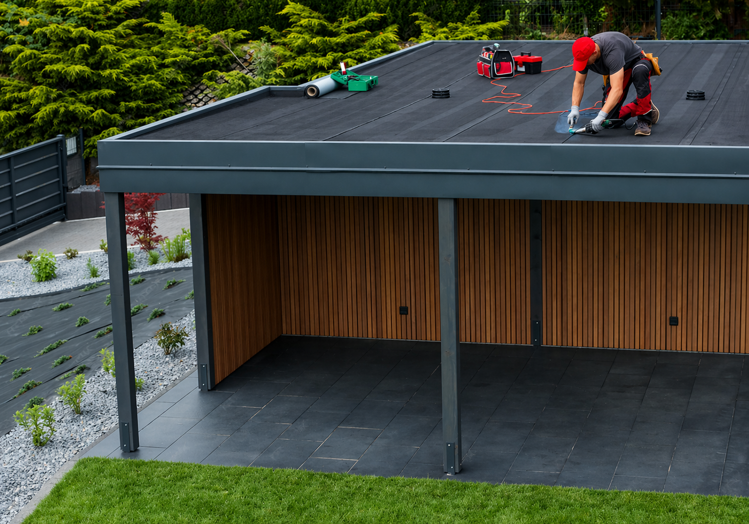flat roofers